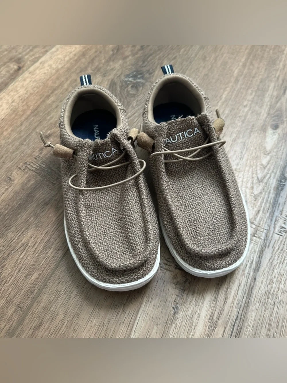 NEW!! Nautica Boy’s Comfort Loafers, Brown, Neutral, Lightweight, Resortwear‎